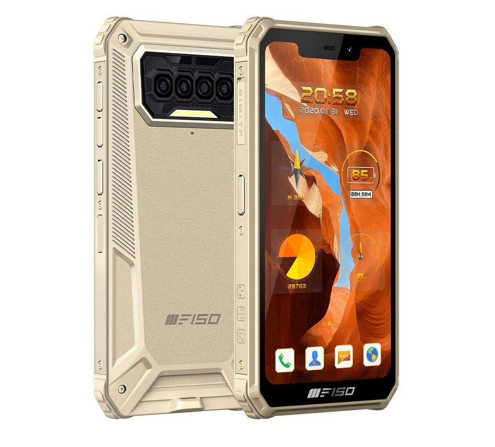 Oukitel F150 Bison 6/64Гб=водонепроницаемый=ударопрочный смартфон с ёмкой  батареей на 8000 mAh