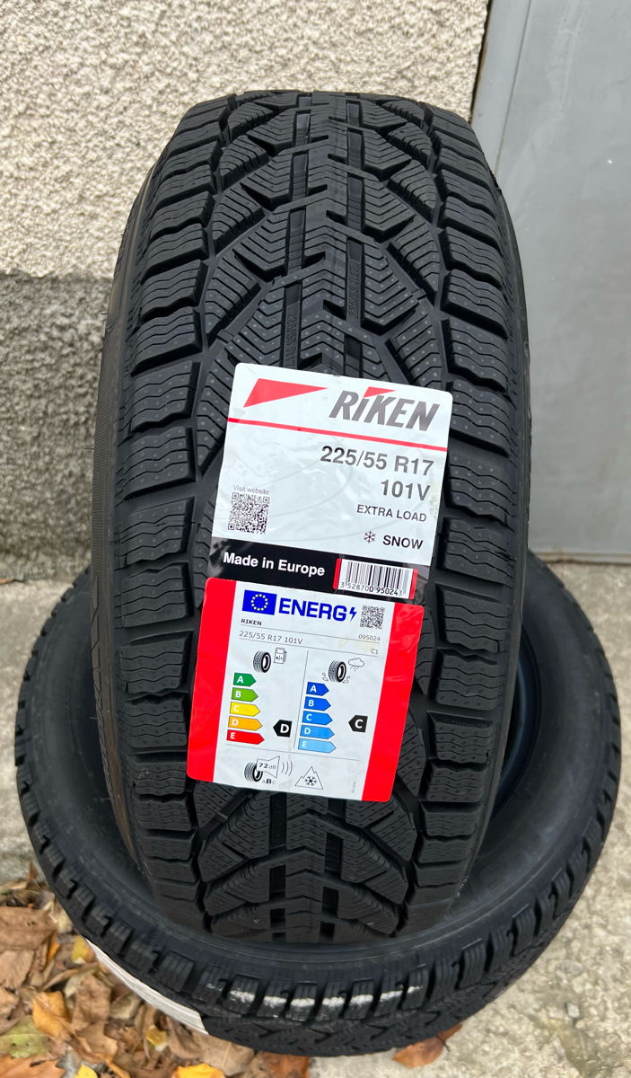 225/55 R17 Riken Snow (Michelin Group)/ Доставка, livrare toata Moldova фото 0