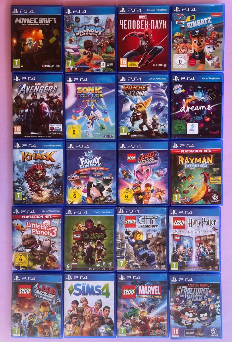 Диски Ps5 Ps4 Hogwards The Witcher Nfs Fifa Call Of Duty Assassin Ufc  Horizon WD Ps Plus Ea Play