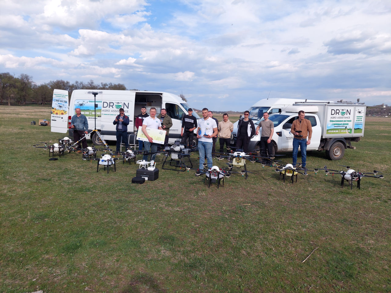 Stropire Agricolă Profesională cu Drone Agricole/ Профессиональное Опрыскивание Полей Агро Дронами  foto 12