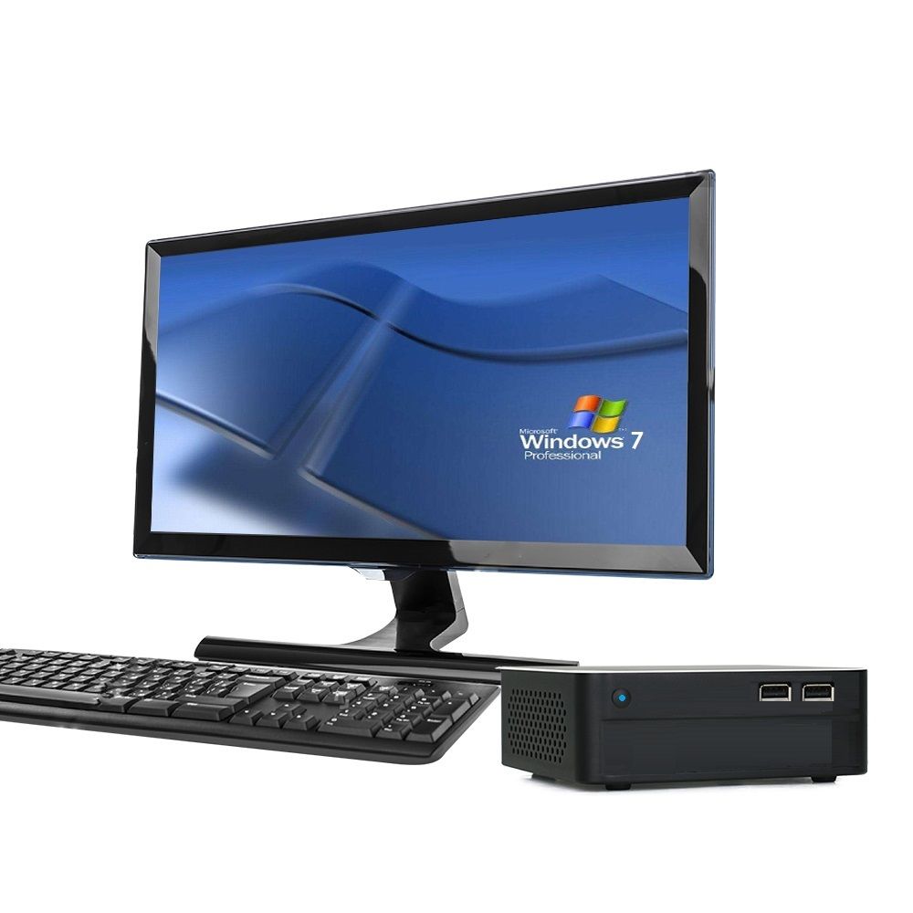 компактный mini PC Celeron с диском HHD 1 Tb