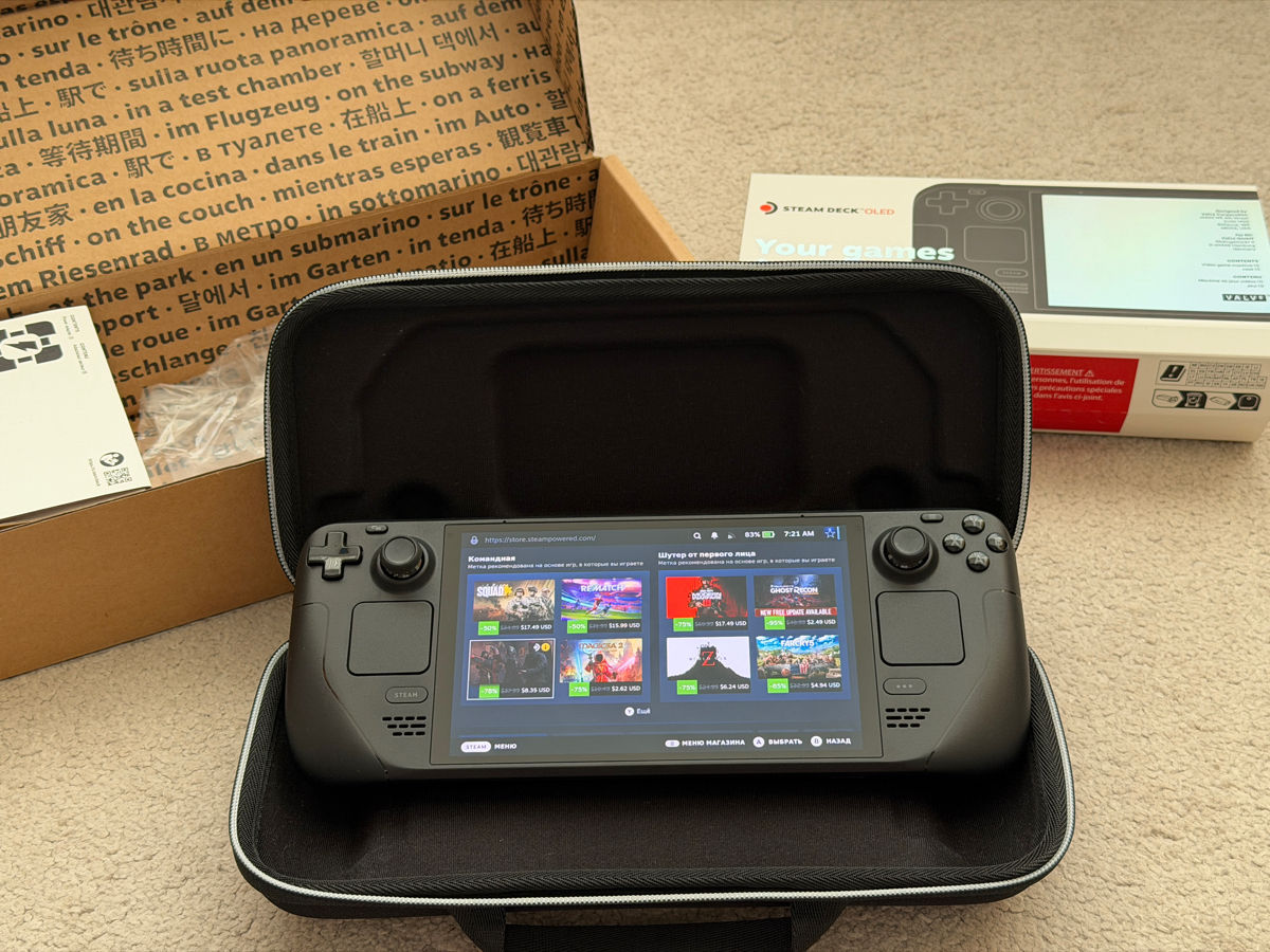 SteamDeck OLED 512 GB Set complet