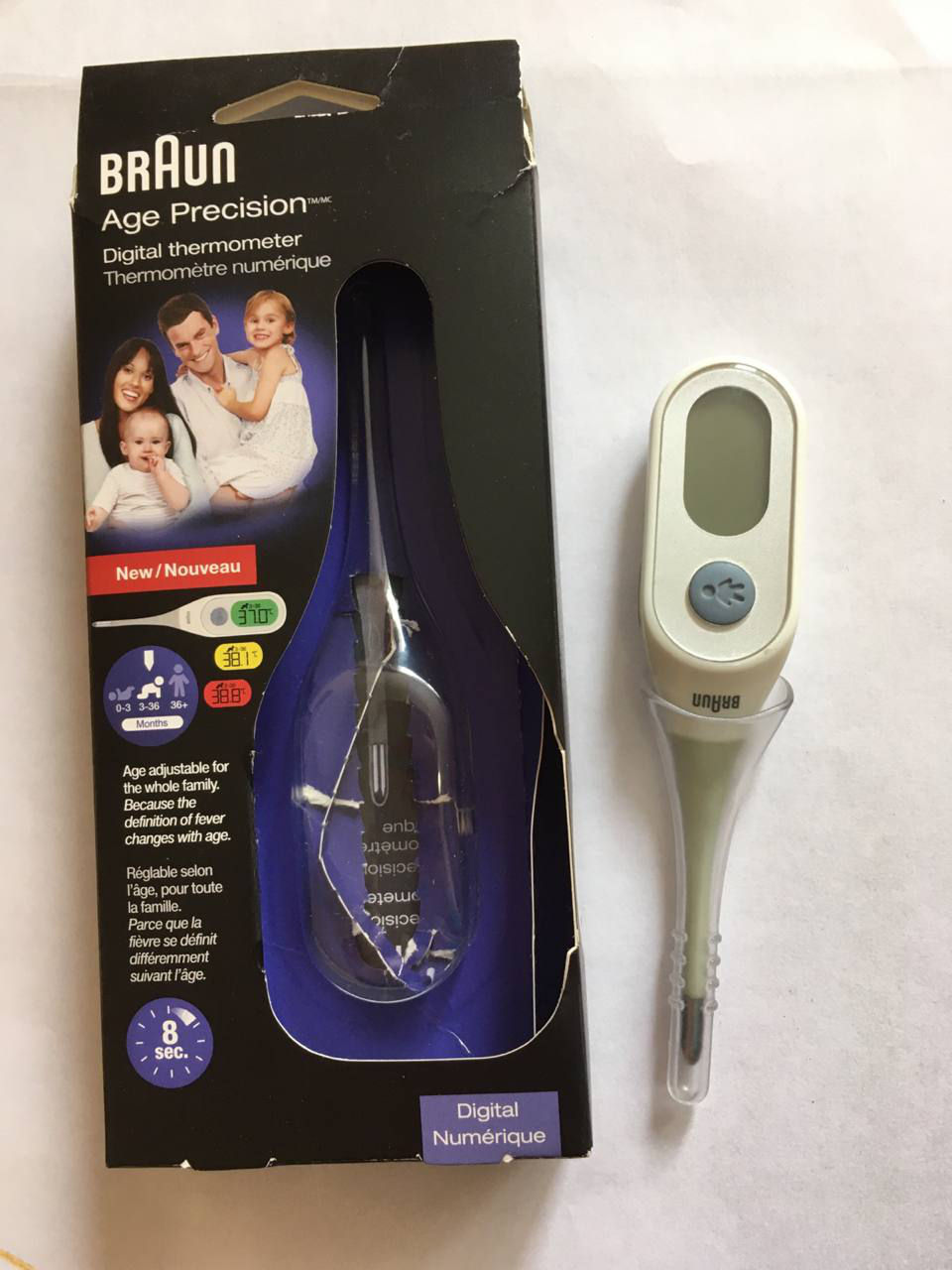 Высокоточный термометр Braun с запатентованной технологией Age Precision