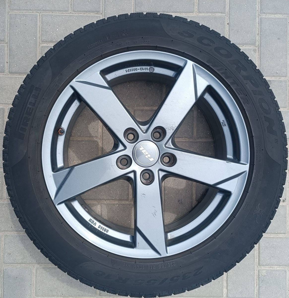 5x114,3. Оригинальные легкосплавные колеса Rial 235/55/R18. Mitsubishi,Hyundai, Mazda, Honda. foto 2