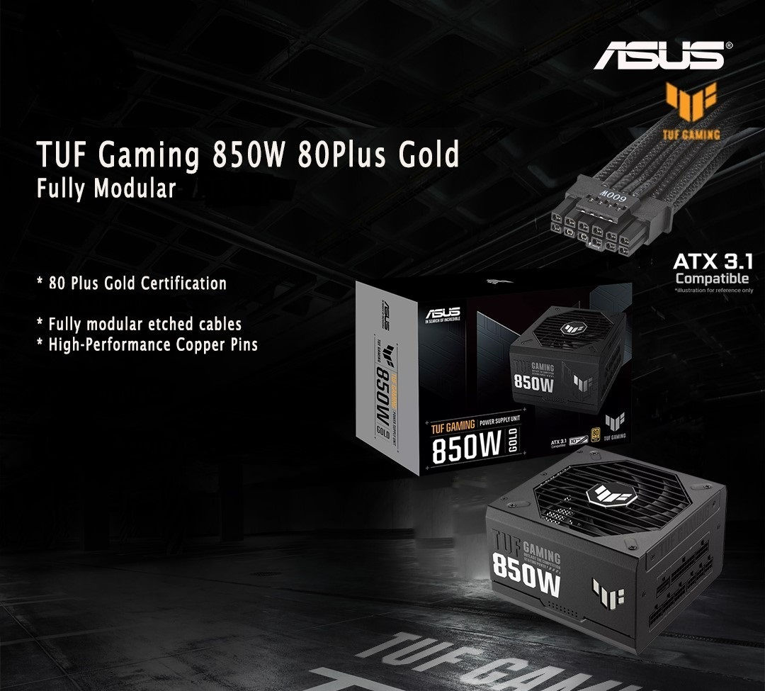 Asus Tuf Gaming 850W Gold  ATX 3.1 foto 2