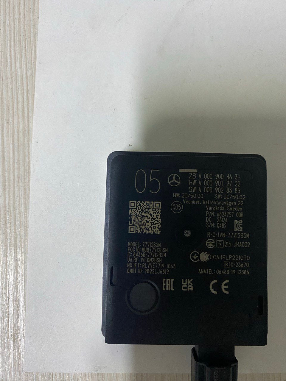 Vind radar mercedes a0009004639 GLE W167 фото 0