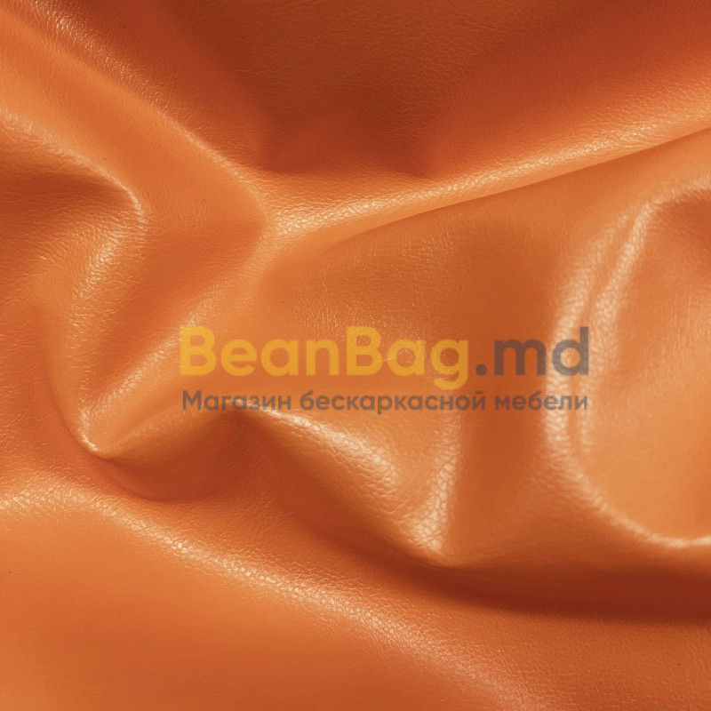 BeanBag Piramida XL din Ecopiele culoare Oranj foto 1