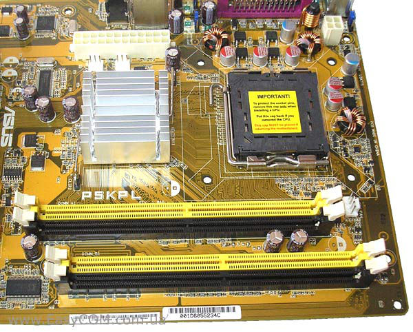 Motherboard ASUS PSKPL rev 1.04g (Intel LGA775) cu proccesor - 300 lei