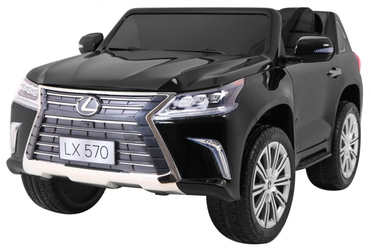 Машина аккумуляторная lexus lx570, максимальная нагрузка 40 кг, мягкие колеса, 2*12v/7ah, пульт. foto 1