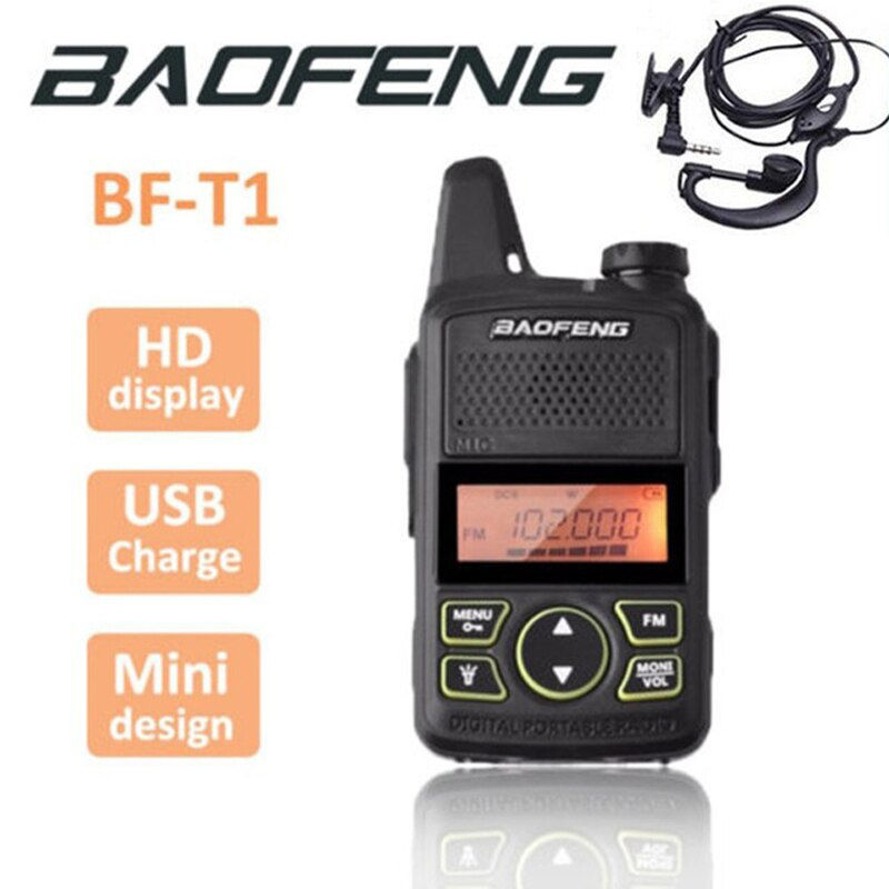 Скидка 20% Распродажа - Мини рация / Mini handheld radio Baofeng BF-T1 foto 5