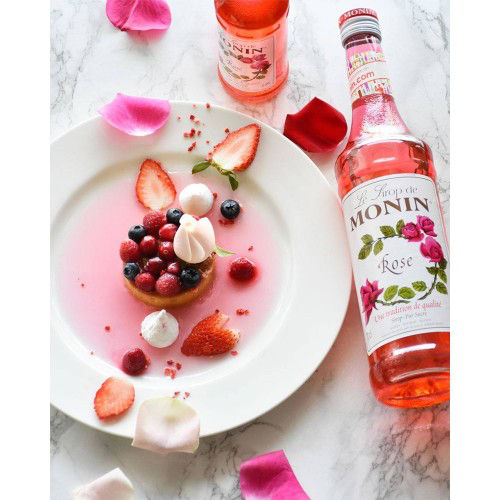 Sirop Rose Trandafir Monin 700 ml Cocktailuri și Ceaiuri Delicate Livrare Moldova foto 2