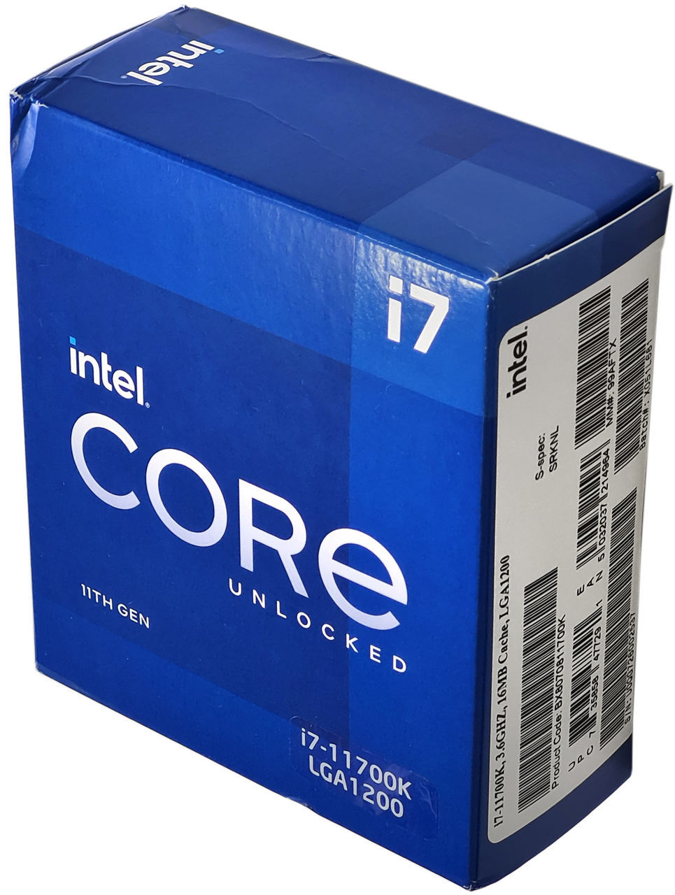 Новый Intel Core I7 11700k 5986