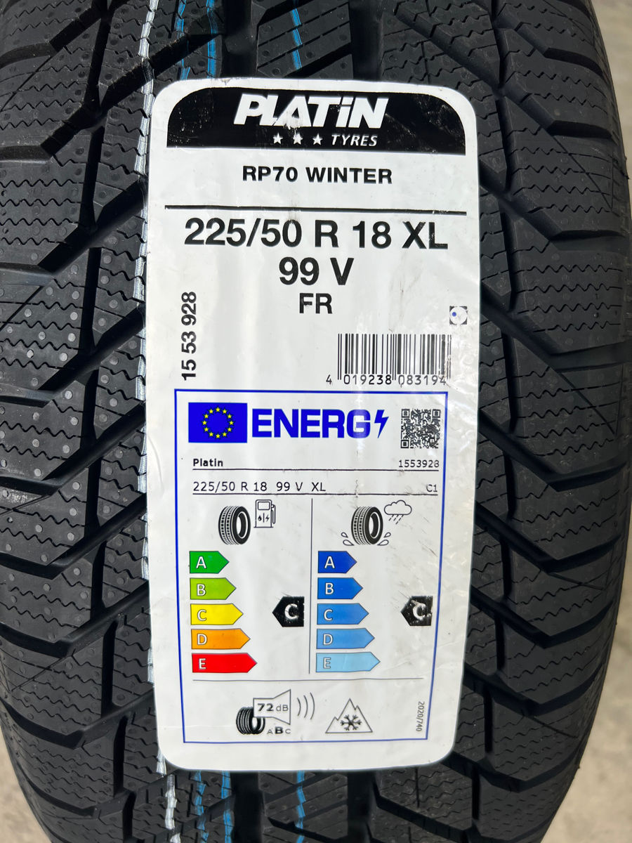 225/50 R18 Platin Rp70/ Доставка, livrare toata Moldova foto 1