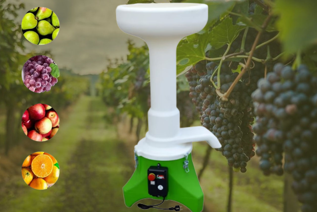 Zdrobitor de fructe electric Grifo 1000kg/ora foto 1