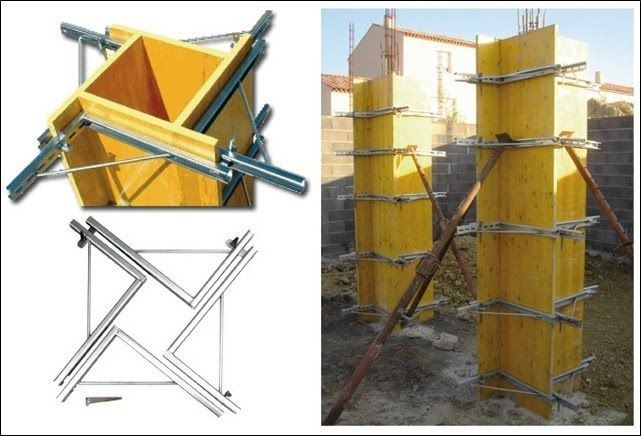 Cofraj rapid cu panouri tristrat (tip Doka) si accesorii (distantiere, bride,bastaone, montanti) foto 3