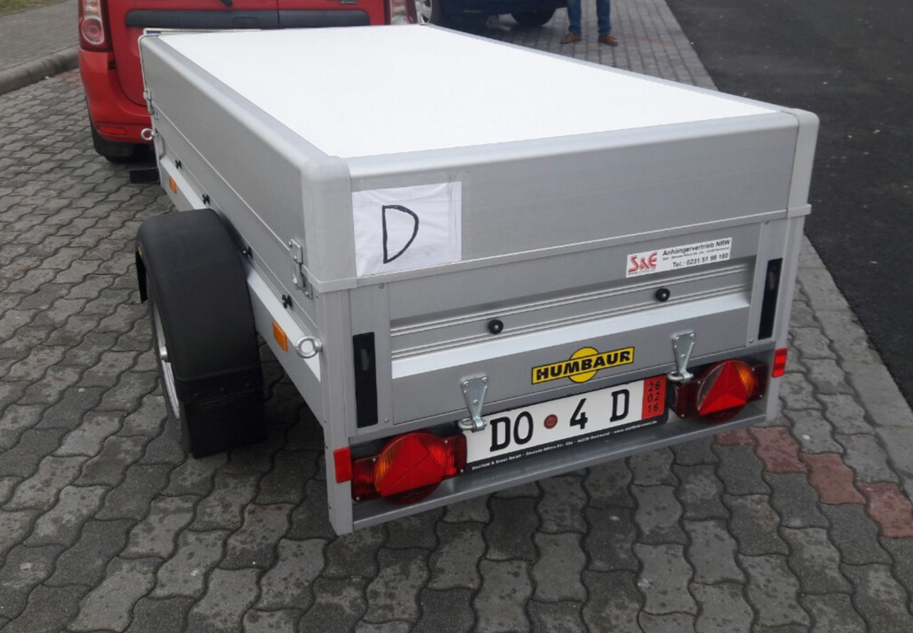Vind remorca din aluminiu Humbaur foto 1