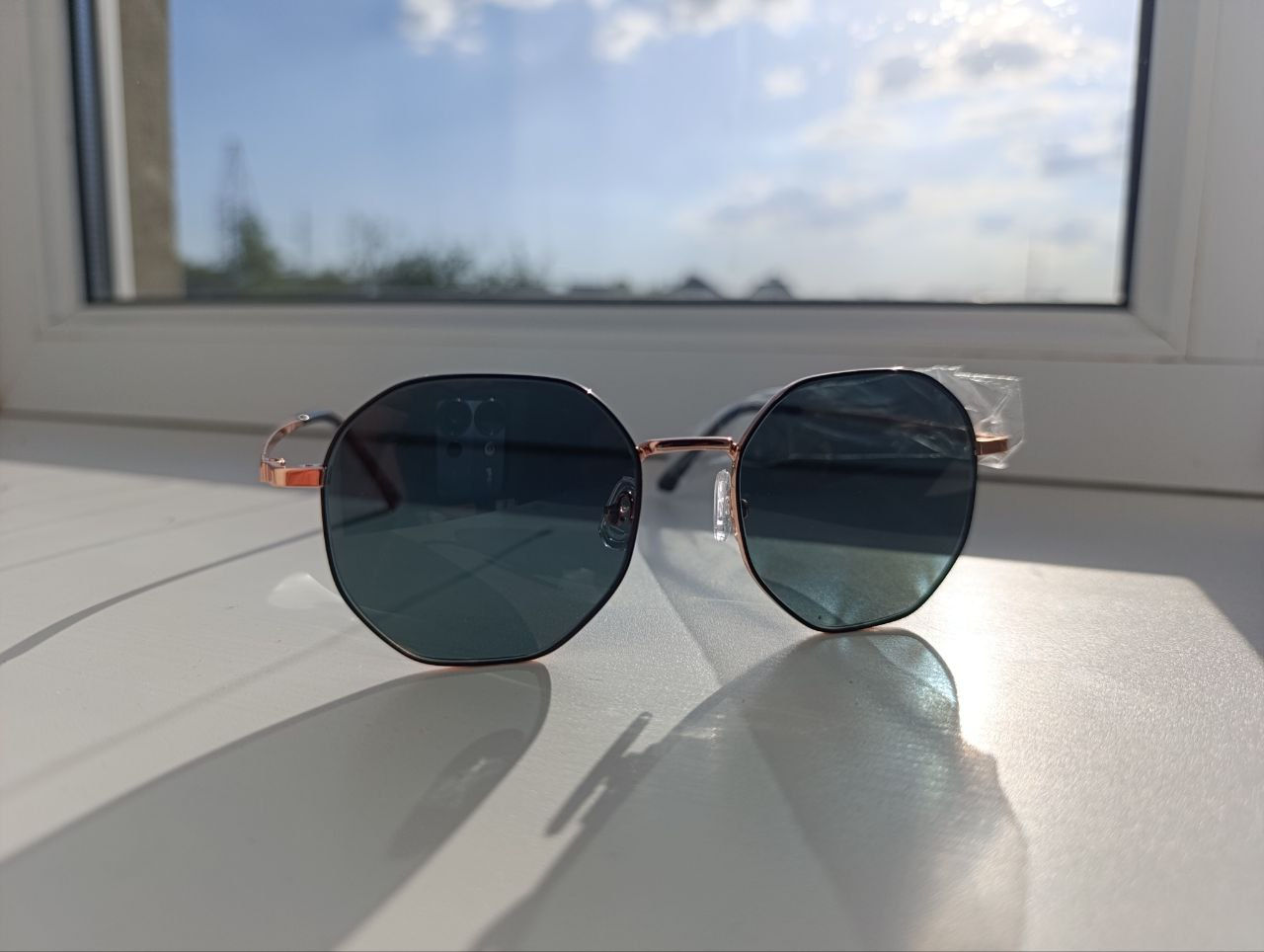 Ochelari de soare Rose Gold (lentile Germane Carl Zeiss Green) foto 4