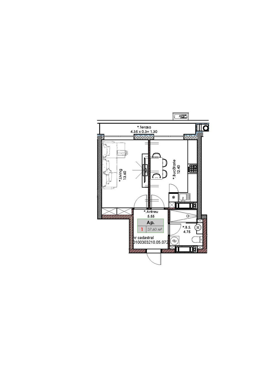 Apartament cu 1 cameră, Ciocana, Chișinău, Chișinău mun.