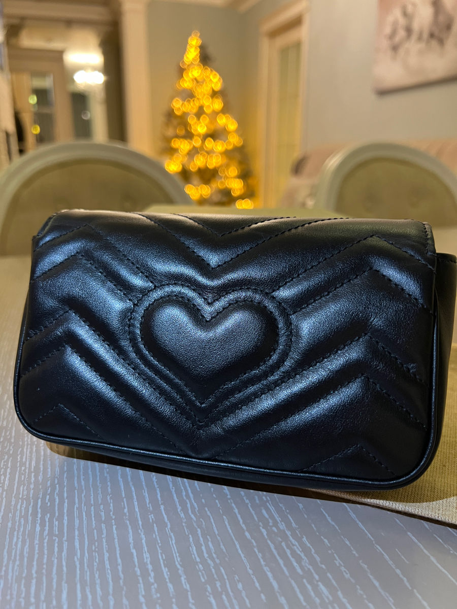 Geantă Gucci Marmont Mini Matelass – Ca Nouă, Originala foto 3