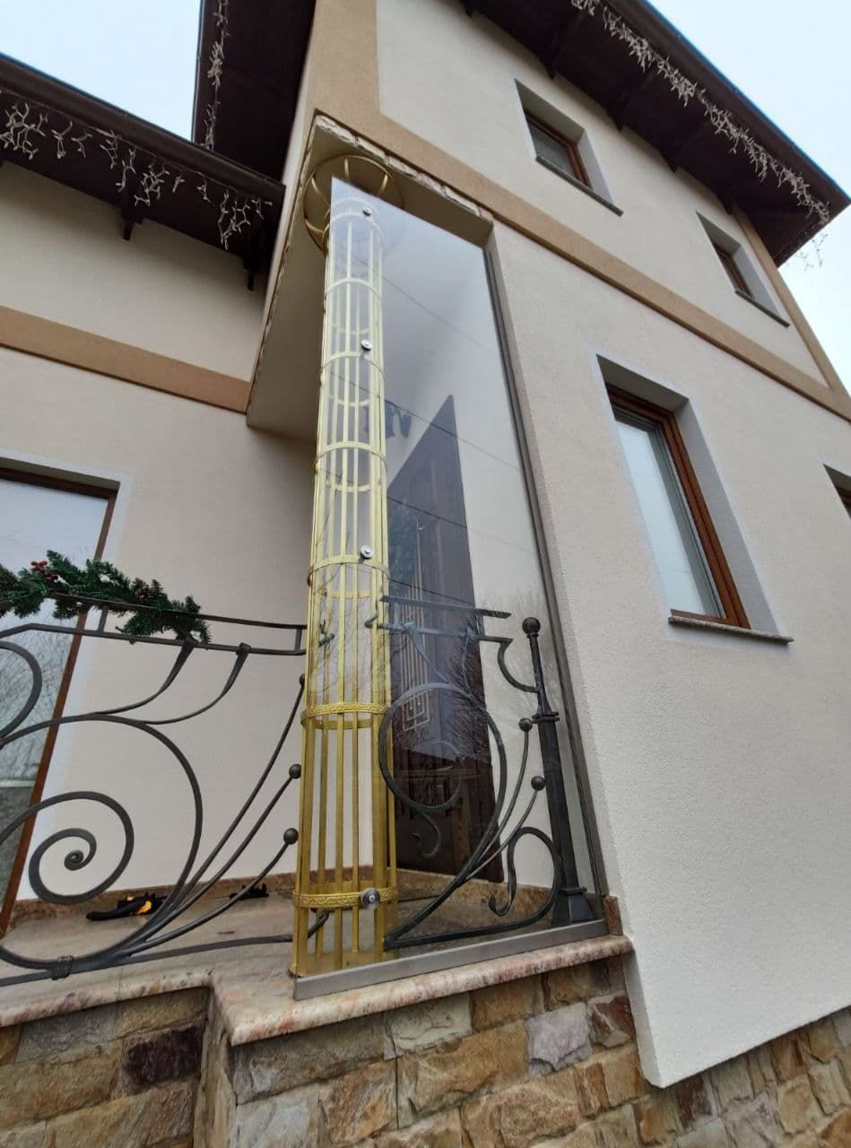 Sticlă călită la comandă, panouri fixe din sticla pentru terase ,balcoane фото 2