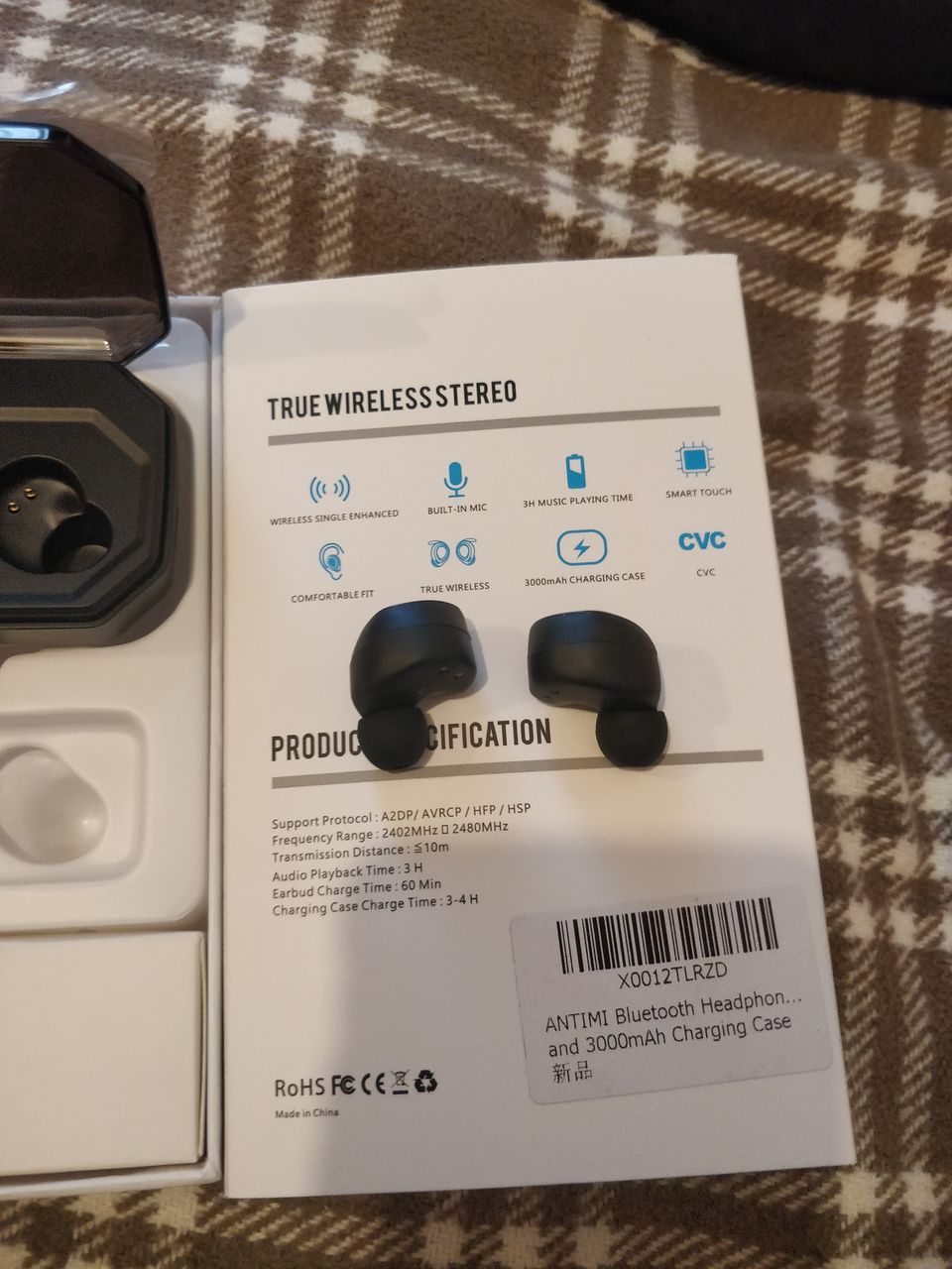 Casti wireless bluetooth Беспроводные наушники earbuds foto 2