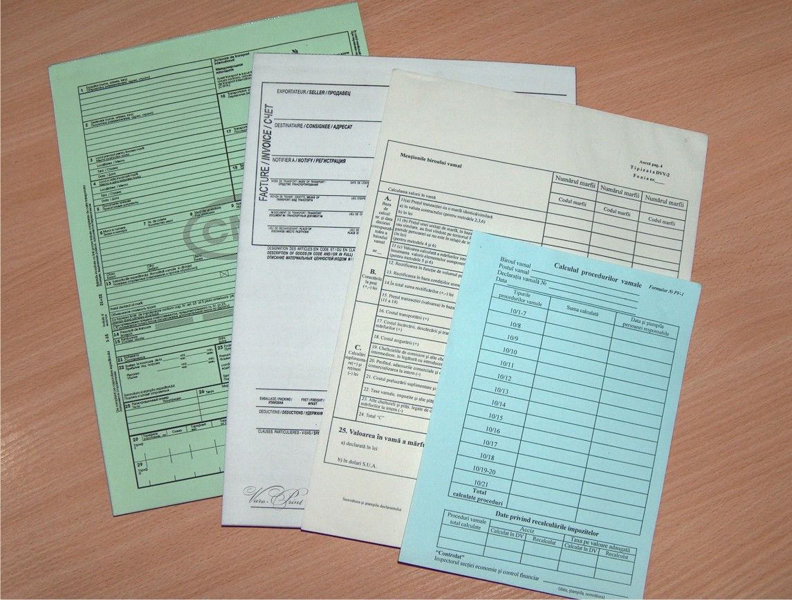 Бланки cmr, invoice, dvv, pv-1 на самокопирующейся бумаге! фото 1