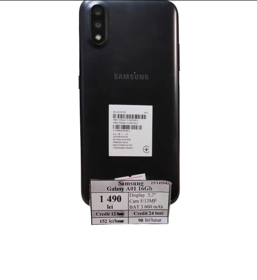 Смартфон Samsung Galaxy A 01 16gb