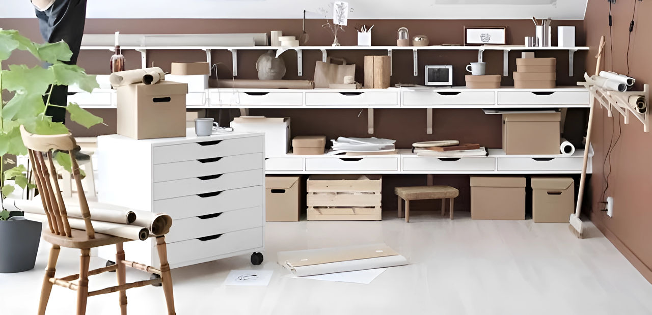 Comodă cu 6 sertare IKEA pe roți (67x66) foto 1