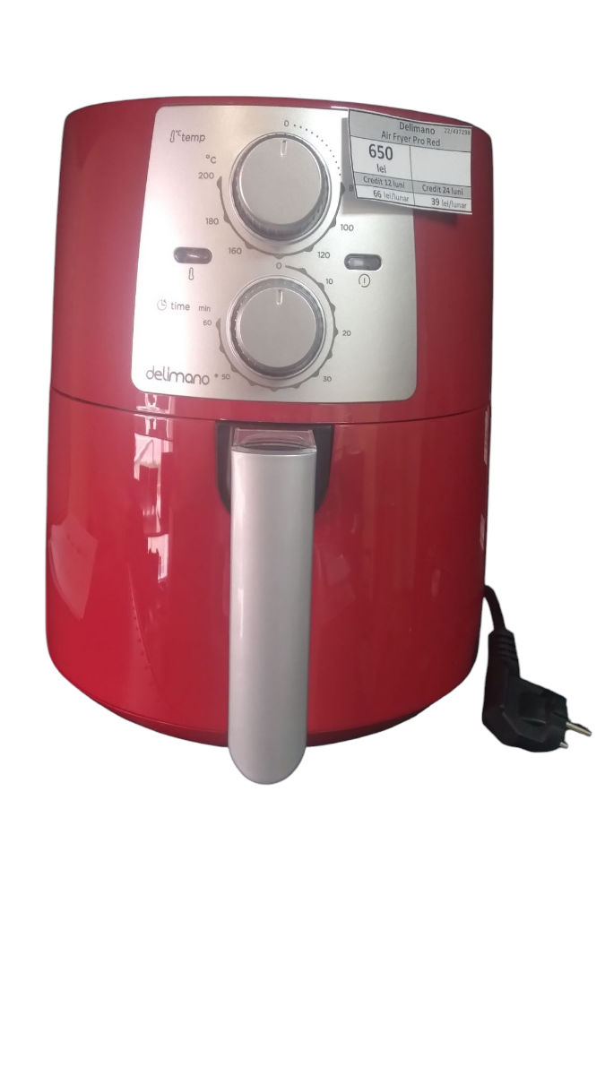 Delimano Air Fryer Pro Red foto 0
