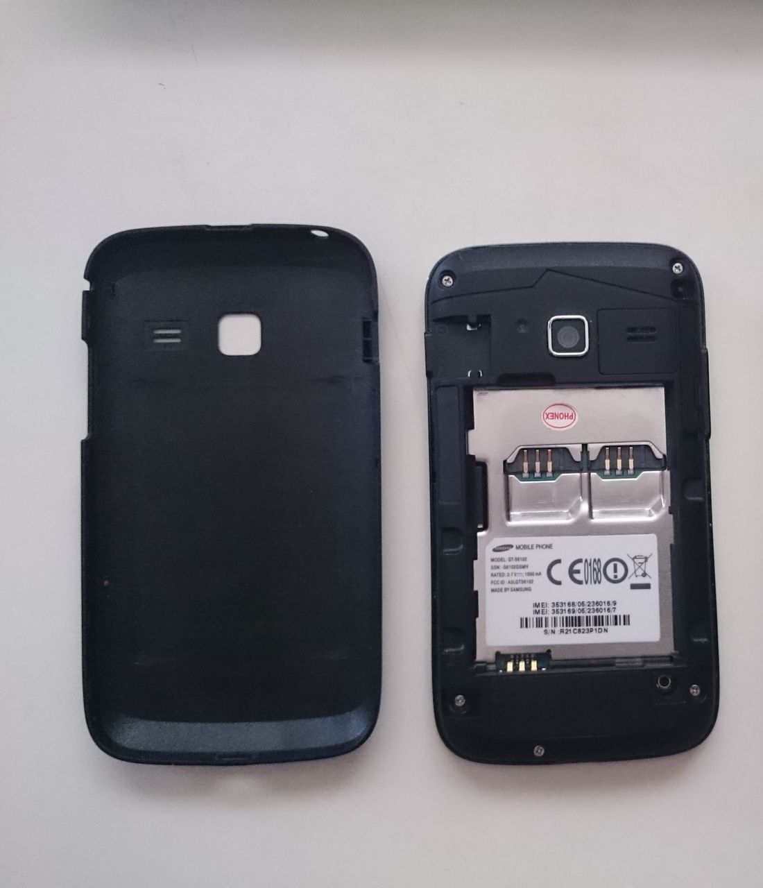 Samsung Galaxy Y Duos GT-S6102 in stare buna , bateria noua, la pret bun  900 lei