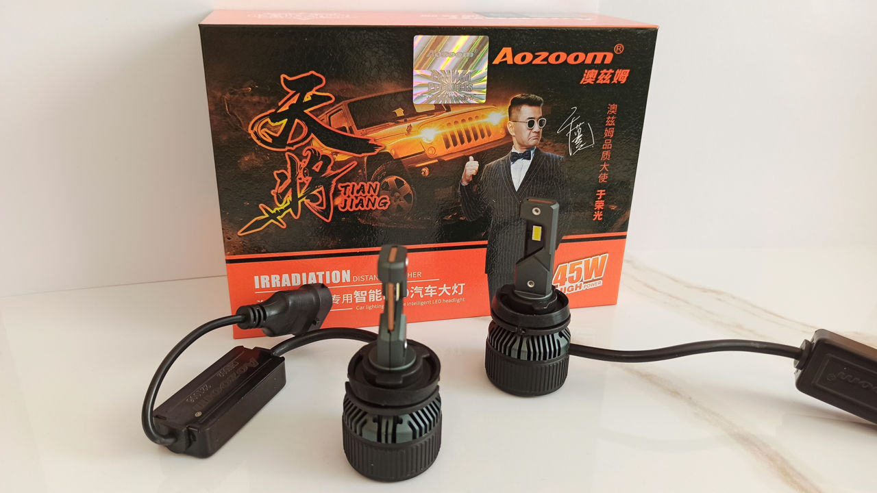 Led лампы Aozoom H1, H3, H7, H9, H10, H11, HB3, HB4, 9012 фото 0