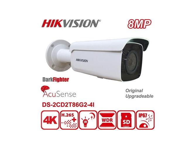 Hikvision 8 Mpx Acusense Micro, Sd 256Gb Poe, Ds-2Cd2T86G2-4I 4Mm foto 2