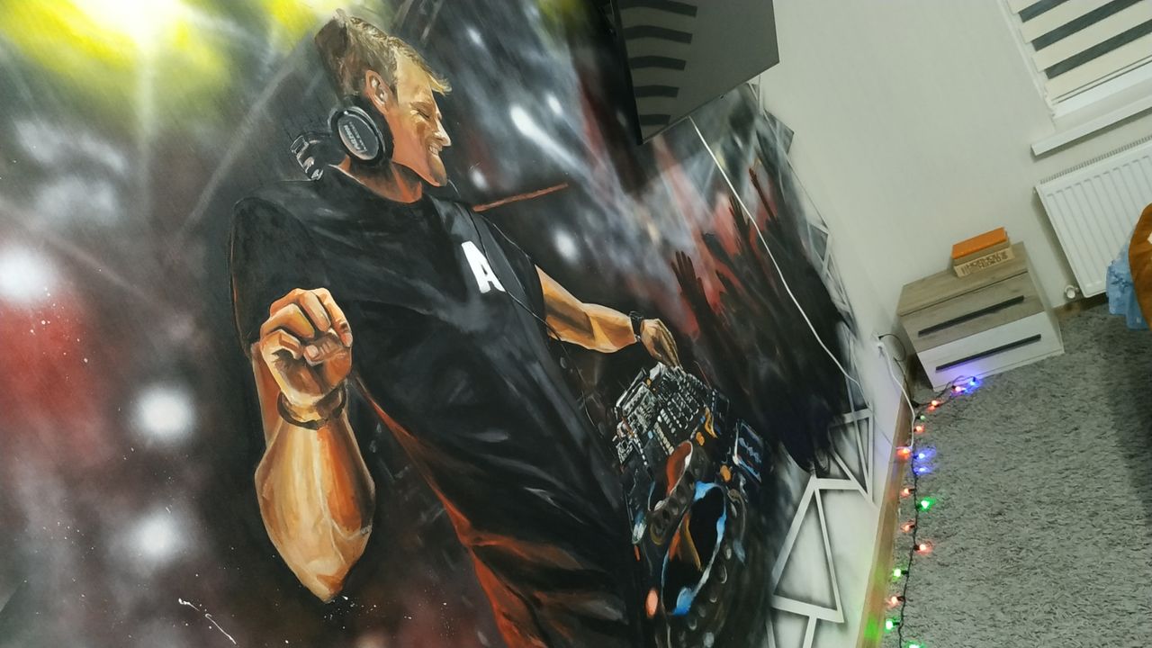 Художник /pictor /художественная роспись стен в интерьере /grafiti/ picturi pe pereti foto 4