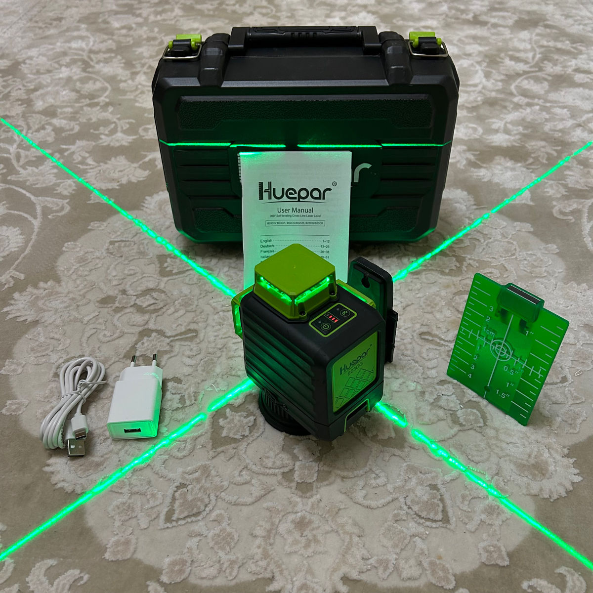 Huepar B03CG 3D 12 linii + magnet + tinta + garantie  + livrare gratis фото 4