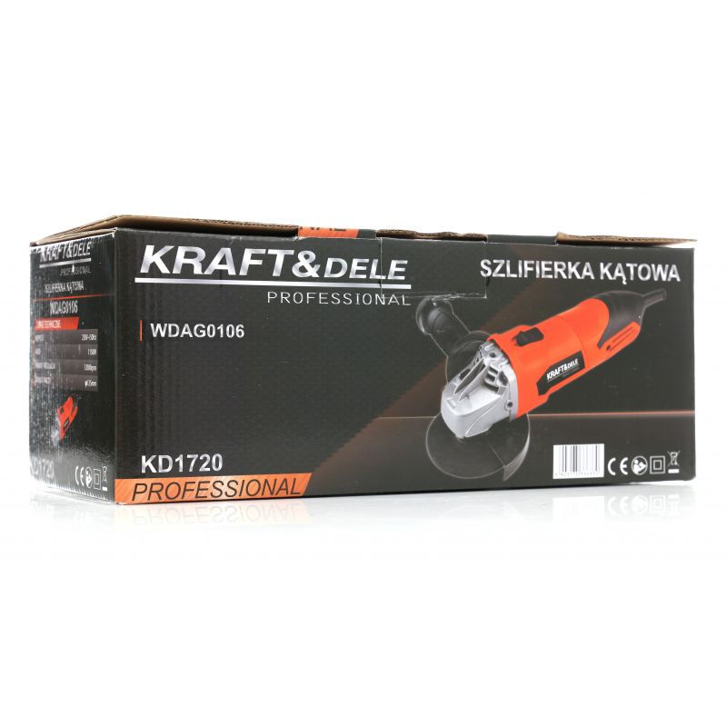 Угловая шлифмашина (Болгарка) Kraft&Dele KD1720 фото 2