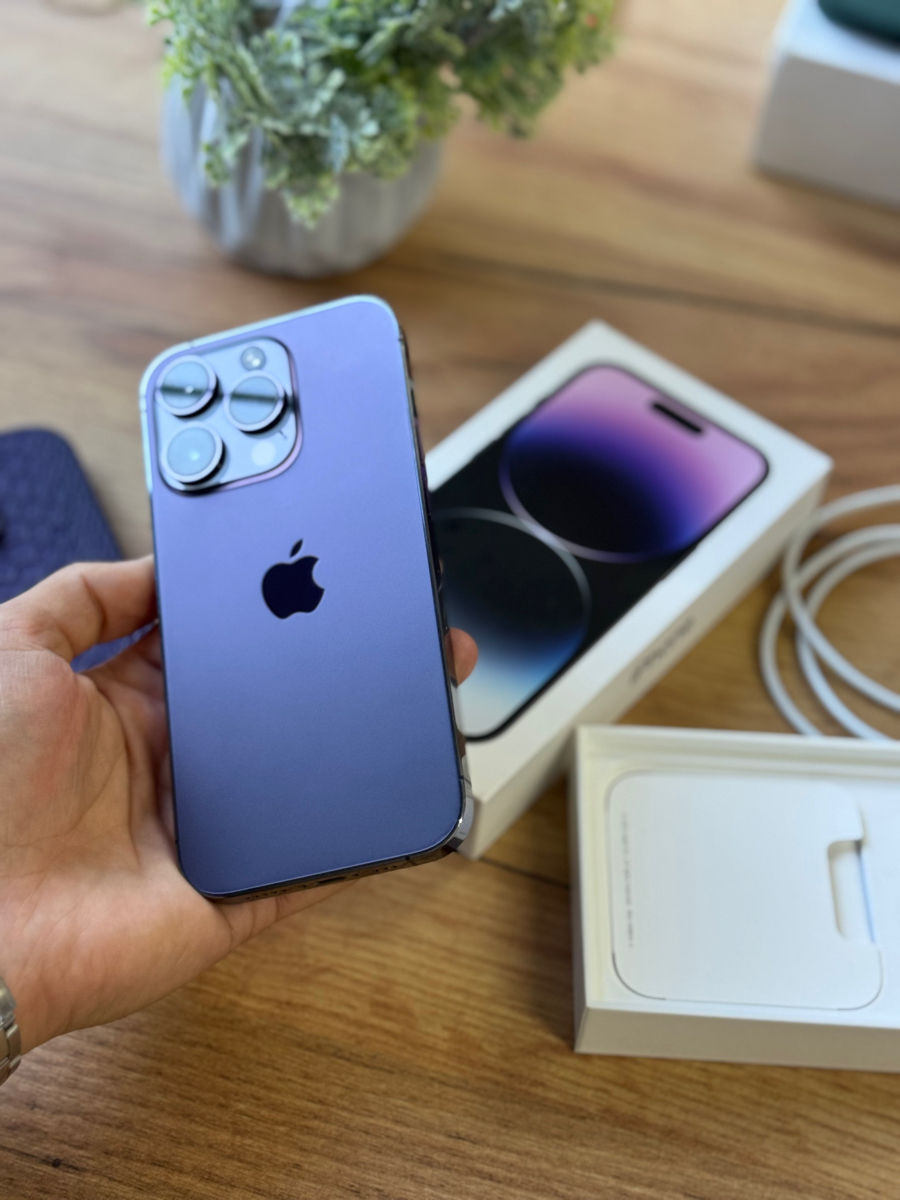 Iphone 14 Pro 256GB Deep Purple ideal ! Certificat de garantie ! foto 0