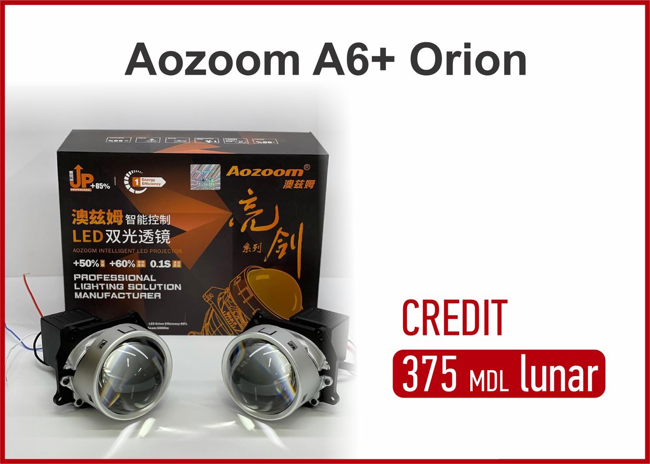 Bi-led линзы aozoom - у эксклюзивного дистрибьютора в молдове! лучшие оптовые и розничные цены! foto 6
