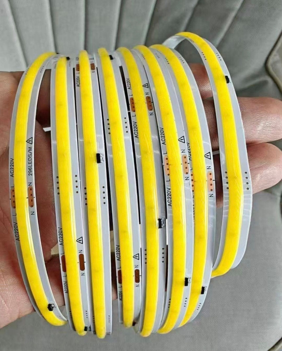 Banda led 220V COB,alb,alb-cald,albastru,rosu,verde. foto 8
