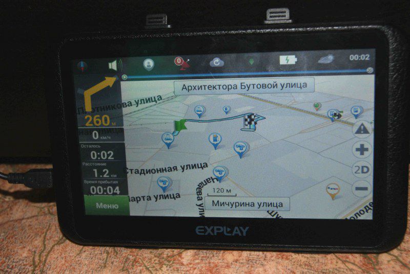 Explay gps sls7 висит на заставке