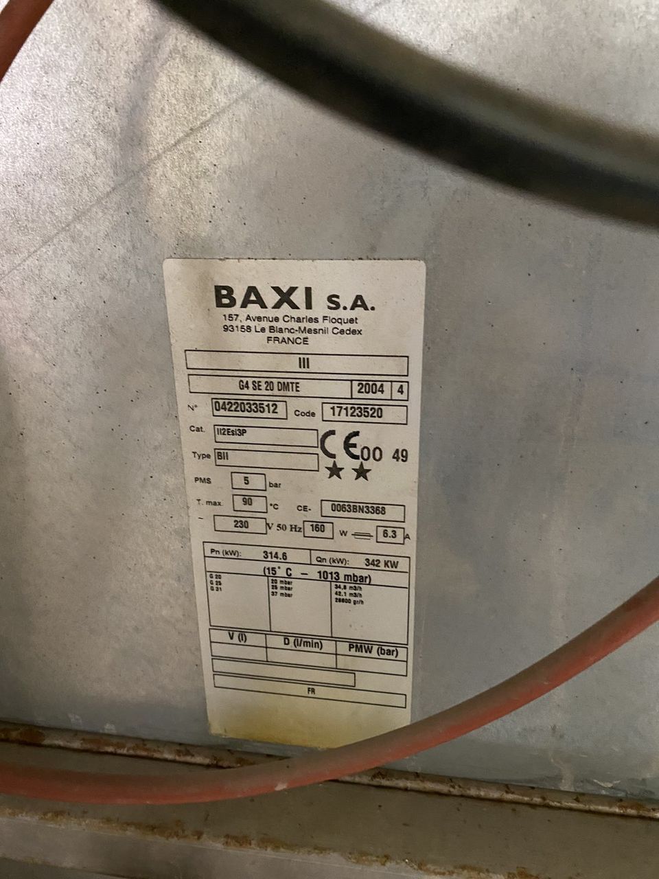Cazane pe gaz industriale Baxi foto 2