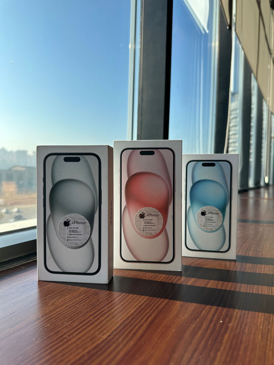 iPhone 15 128GB în stock toate culorile, (128GB/256GB/512GB) Magazin, Garanție 24Luni Chișinău foto 4