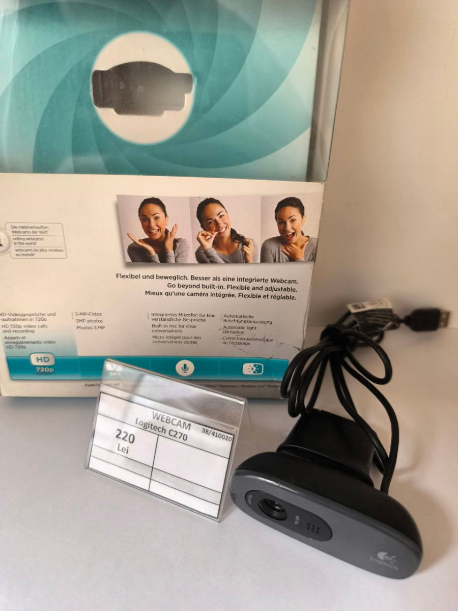 WebCam Logitech C270,Pret-220lei foto 0