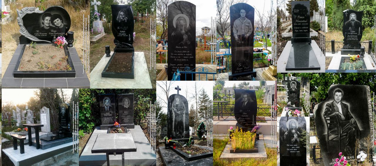 Monumente funerare din granit în Chişinău. Preţuri reale, calitate garantată. foto 1