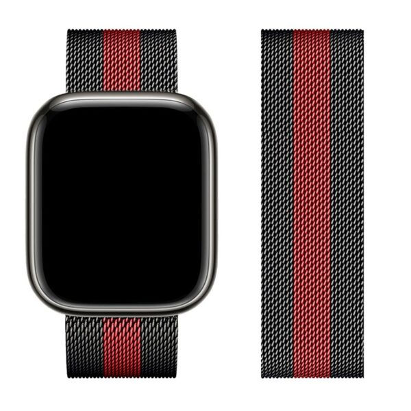 HOCO iWatch WA03 Seria simplă de frumusețe curea de oțel milaneză (42/44/45/49mm) foto 7