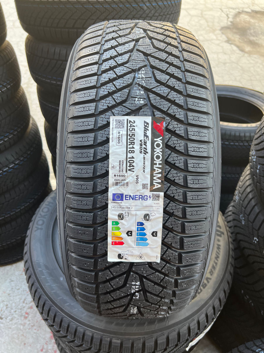 245/50 R18 Yokohama BluEarth Winter V905/ Доставка, livrare toata Moldova 2024 foto 0