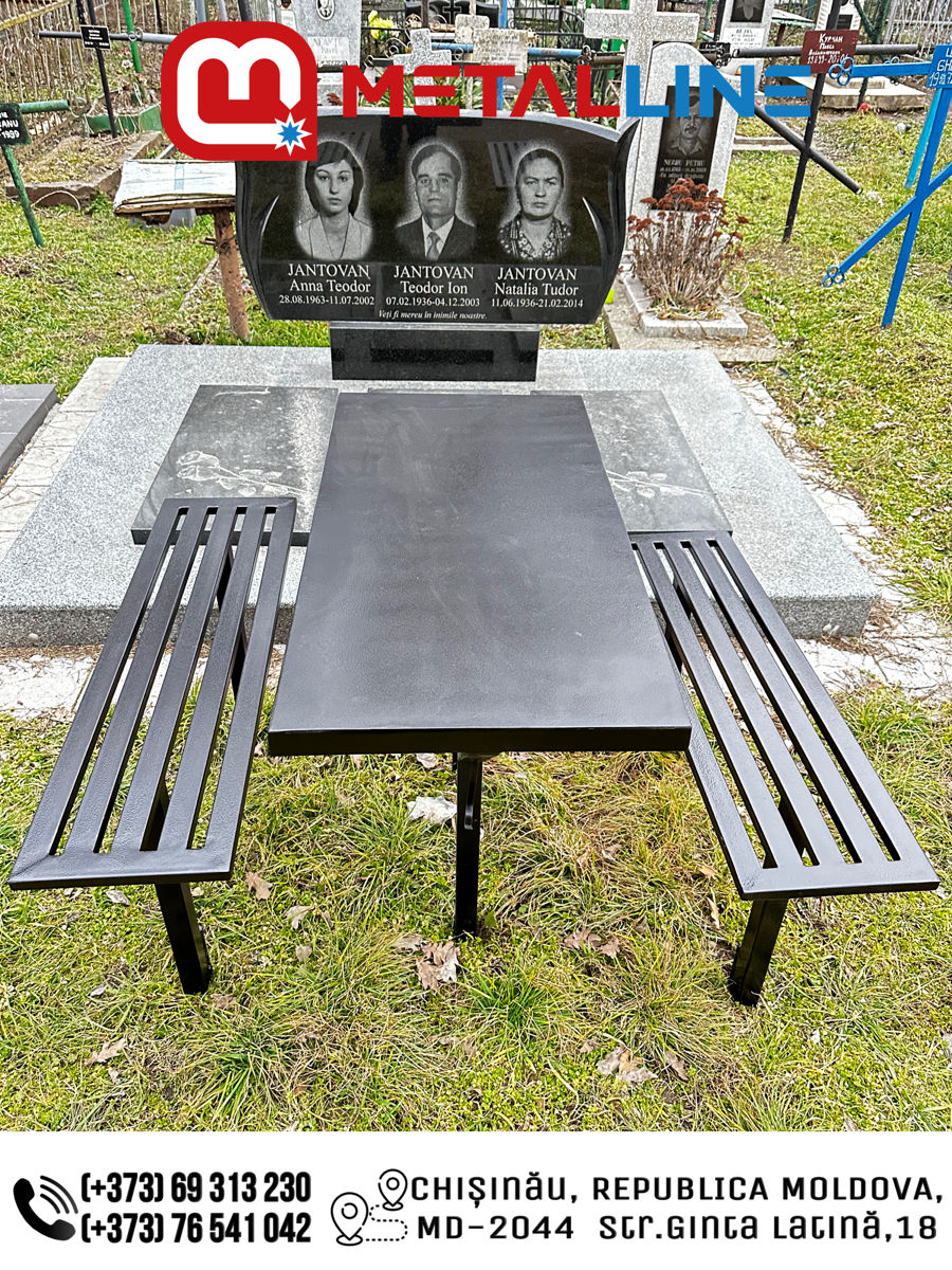 Металлические столы и стулья – идеально для двора или кладбища! фото 1