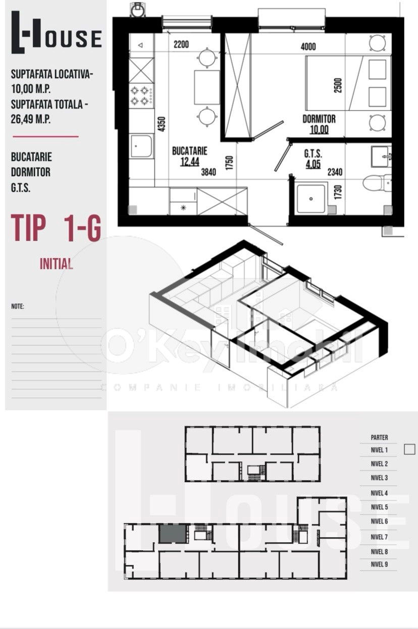Apartament cu 1 cameră,  Centru,  Strășeni,  Strășeni foto 1