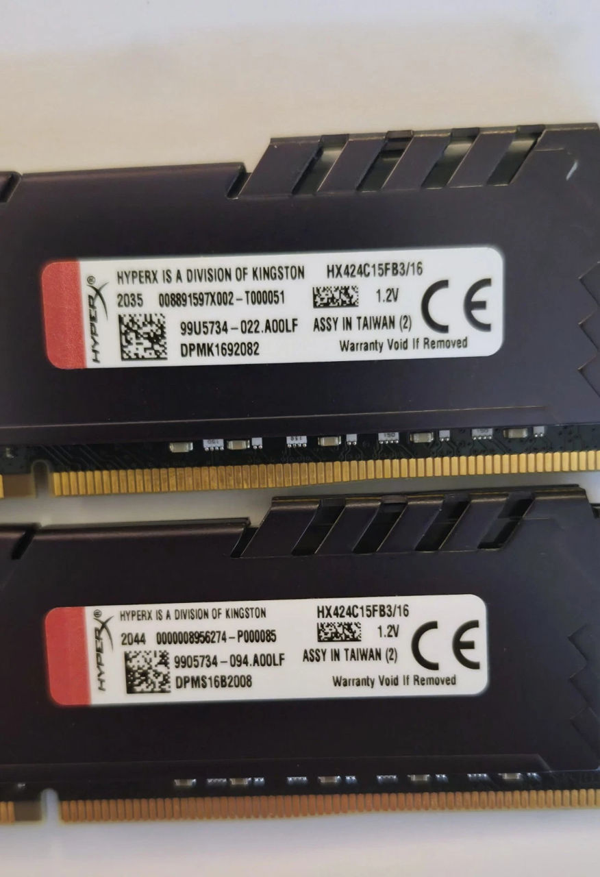 DDR4, HyperX Fury 32GB (2x16GB) 2400 MHz Kit