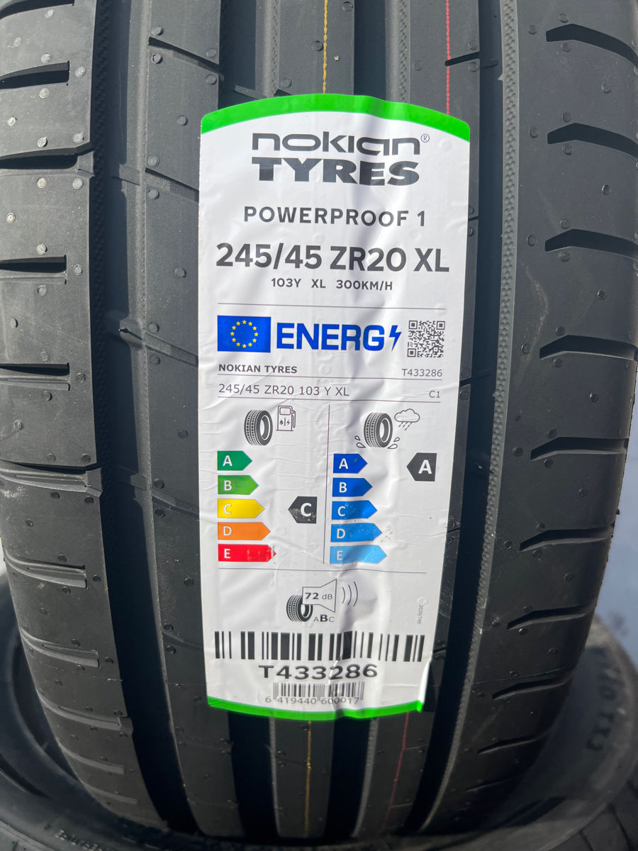 245/45 R20 Nokian Powerproof/ Доставка, livrare toata Moldova foto 1