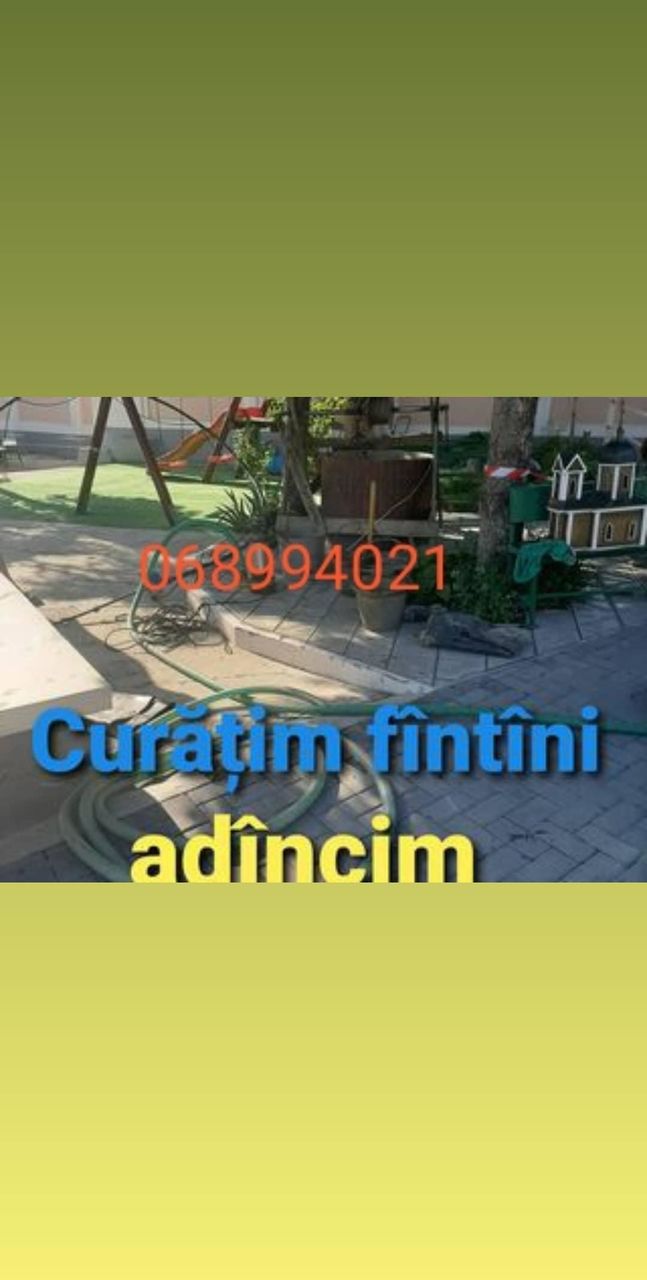 Fintini curatim in toate raioanele sapam si reparam foto 1